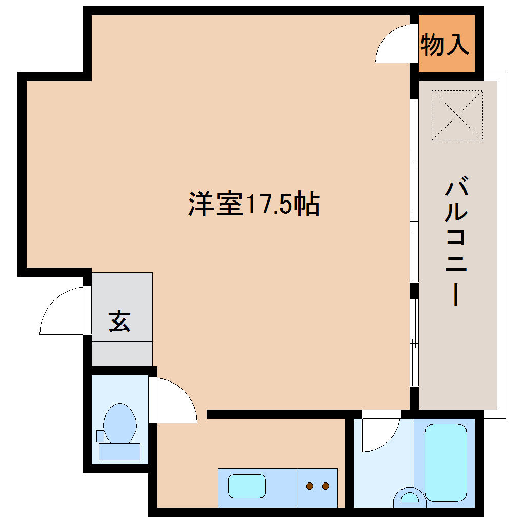 大和高田市片塩町のマンションの間取り