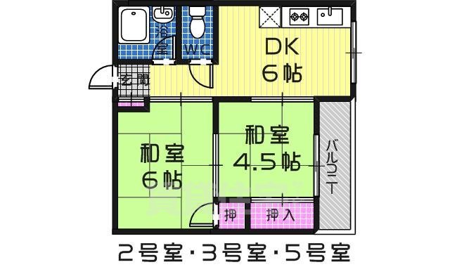 山本マンションの間取り