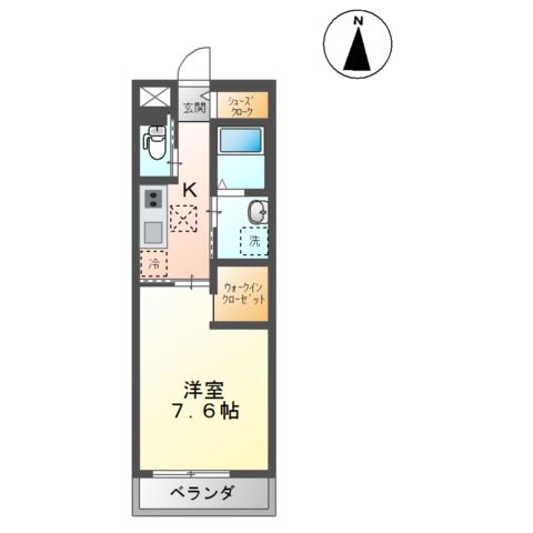 盛岡市津志田中央3丁目築7年の間取り