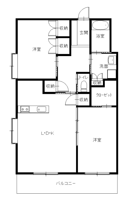 グランジュエル櫻馬場の間取り