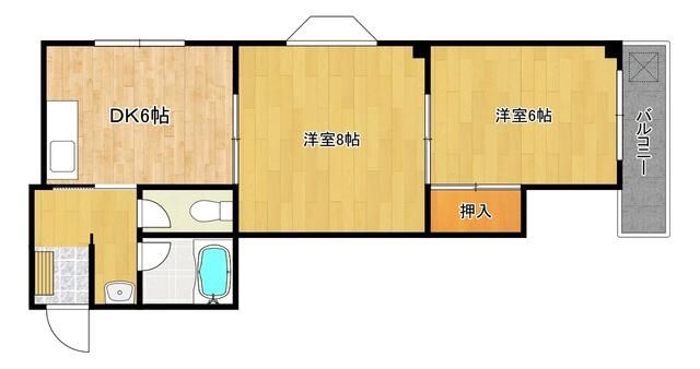 葛飾区立石のマンションの間取り