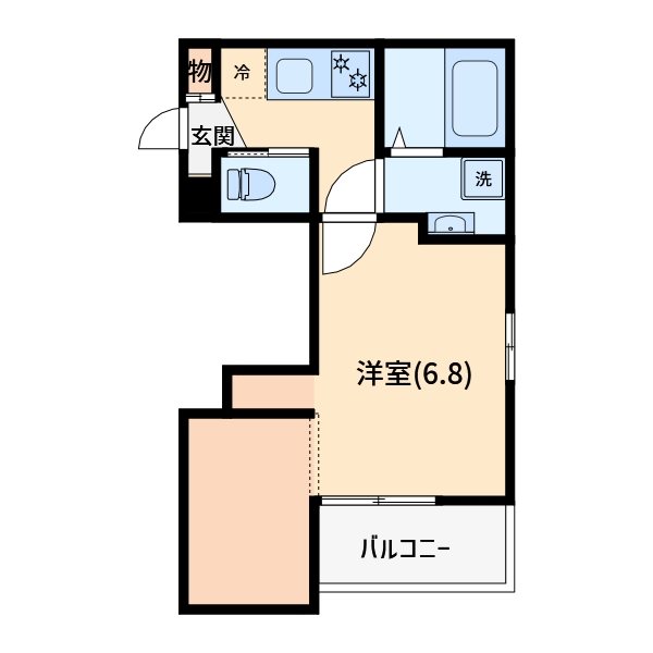 アクシーズ北浦和3丁目の間取り