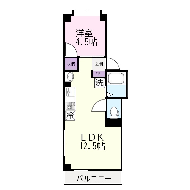 マルスハイツ大原の間取り