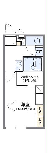 レオパレスさくらの間取り