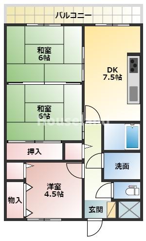 ブランシャトーの間取り