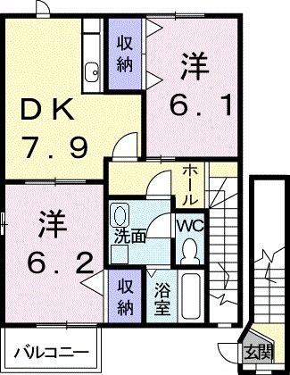 ポポラ－レＡの間取り