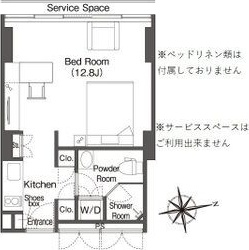 ウエリスアーバン品川タワーの間取り