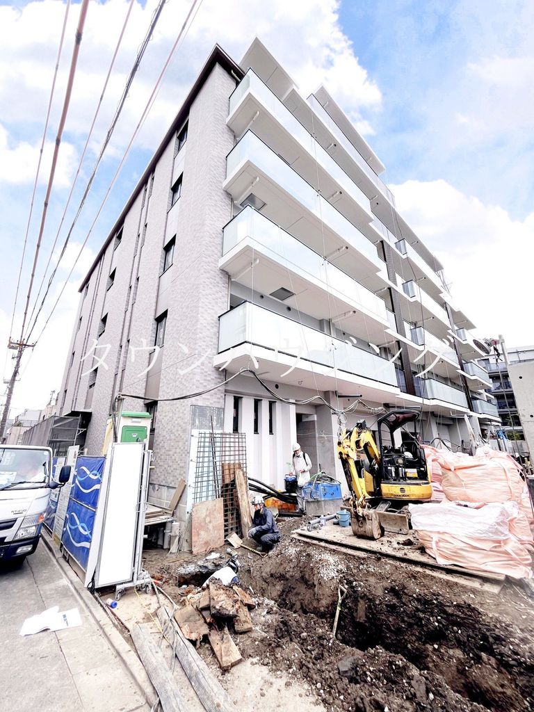 【大田区仲池上のマンションの建物外観】