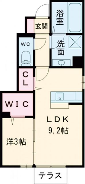 トレス中間弐番館の間取り