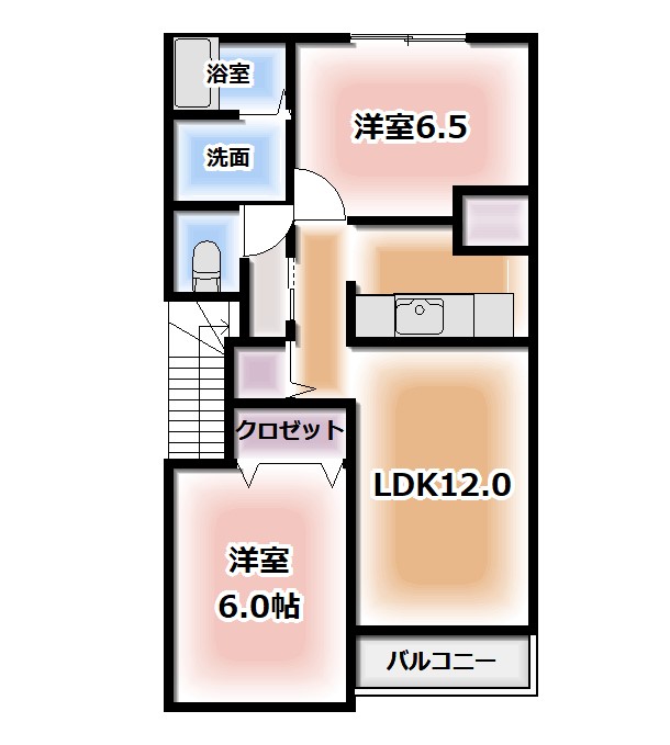 【ウェストビュー　Fujiの間取り】