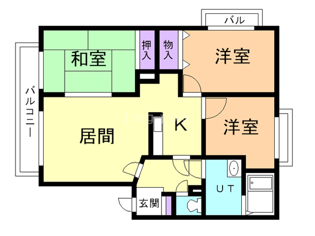 パナハイツ代々木Ｂの間取り