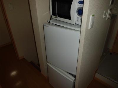 その他　冷蔵庫と電子レンジ。