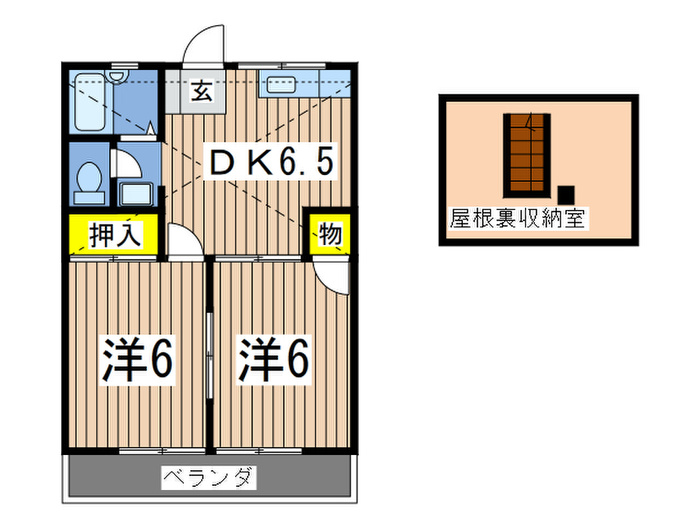 ハイツ山本の間取り