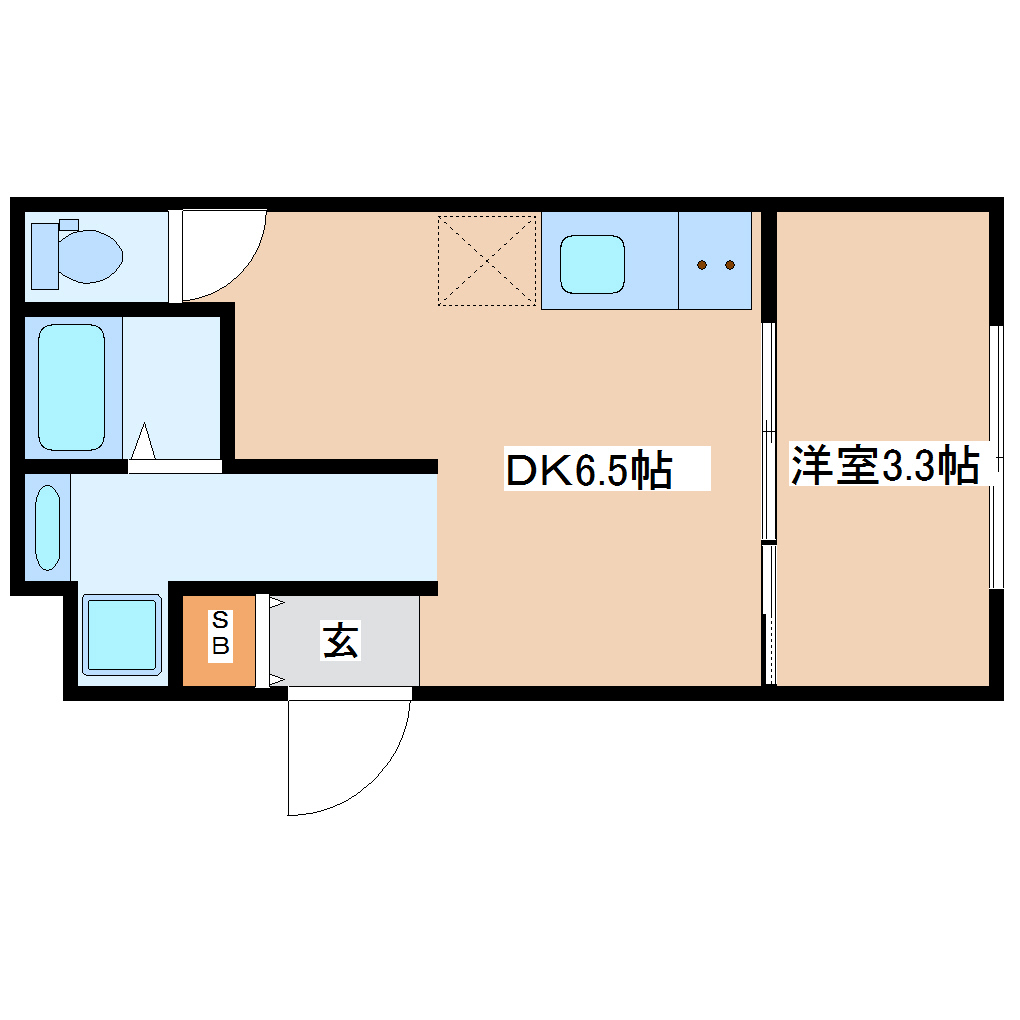 あすと五十人町IIの間取り