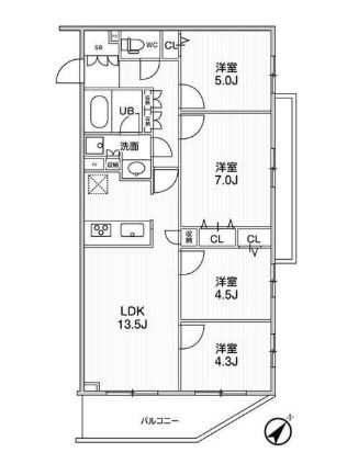 LIME RESIDENCE HIKIHUNEの間取り