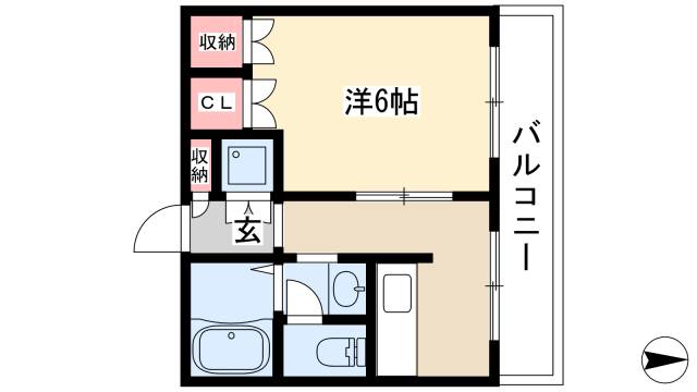 カーサ・ノア高峯町の間取り