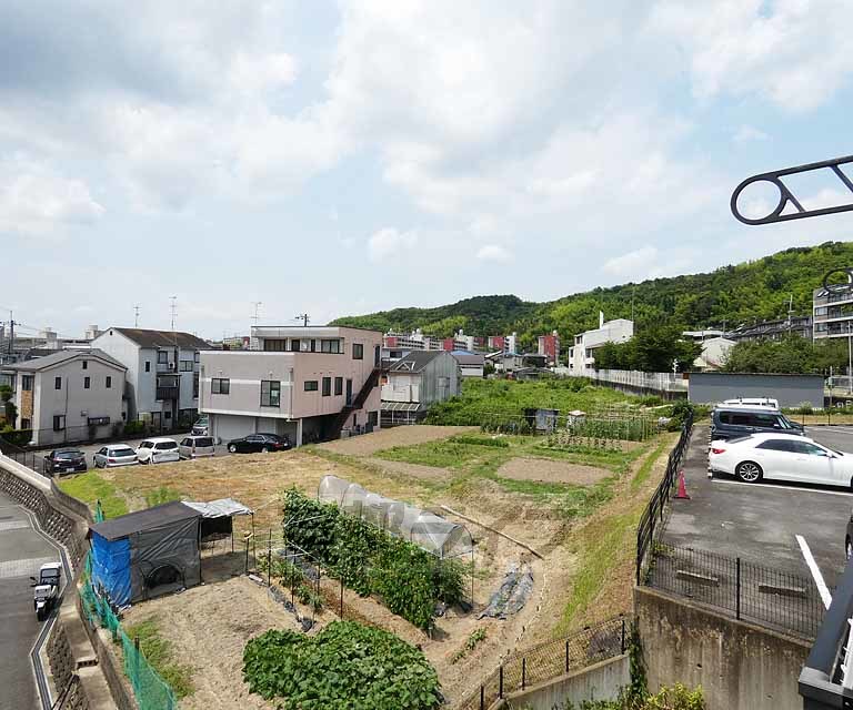 【京都市伏見区小栗栖中山田町のアパートの眺望】