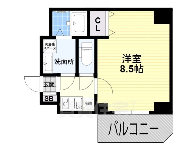 S-RESIDENCE千里丘の間取り