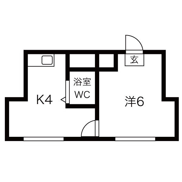 KSコート江坂東の間取り