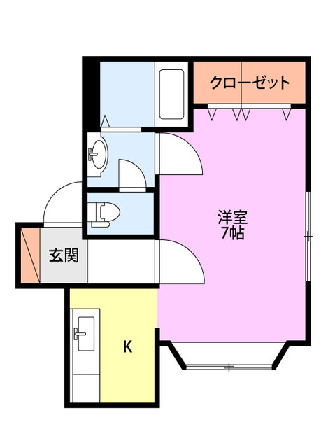 新栄ハイツＪ棟の間取り