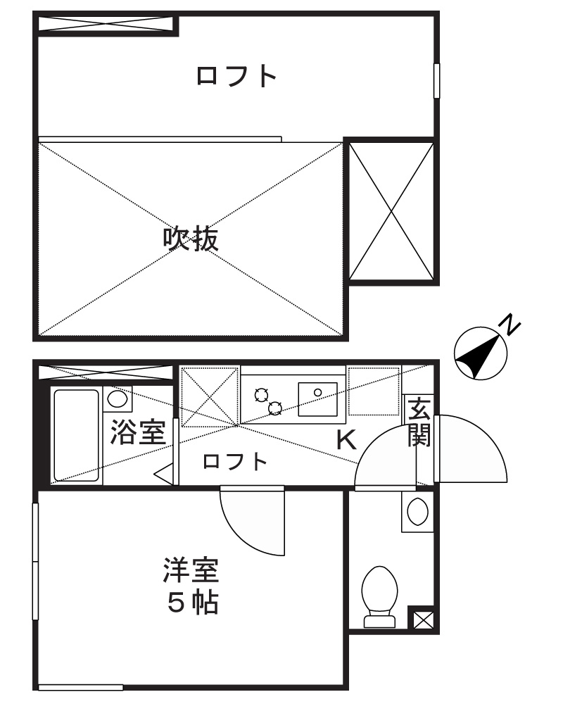 アザーレ・パッシオ中野島の間取り