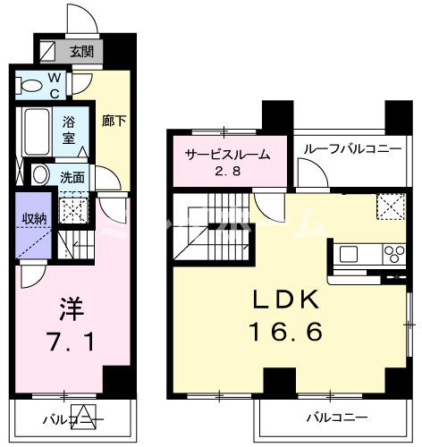 【プレジール　シナガワの間取り】