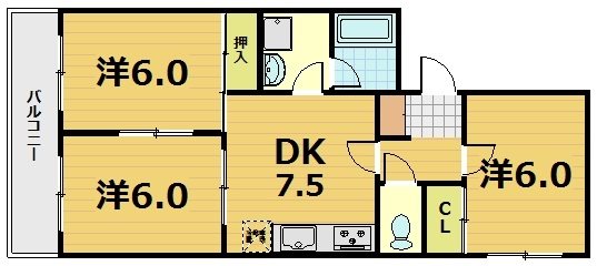 シャルム醍醐の間取り