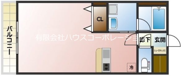 エクシージュ武庫川の間取り