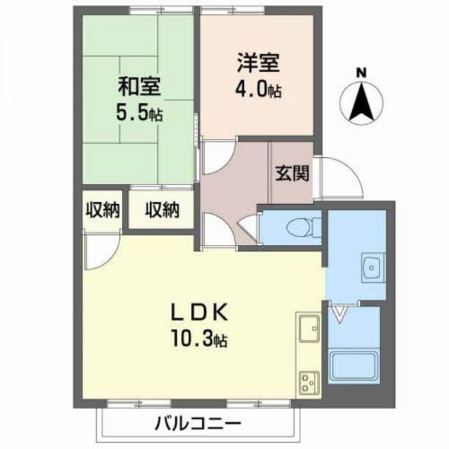 ドミールカンザカの間取り