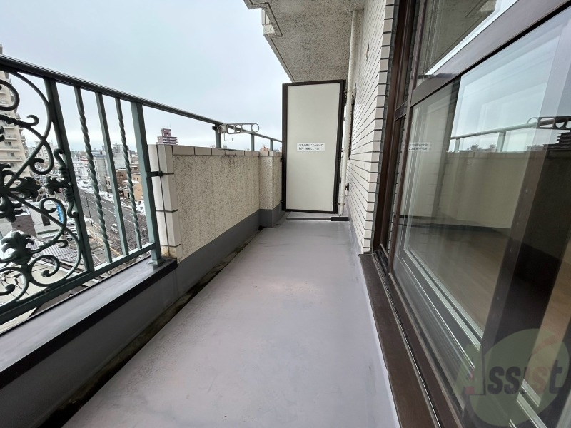 バルコニー　バルコニーです。周辺を一望できますよ～。