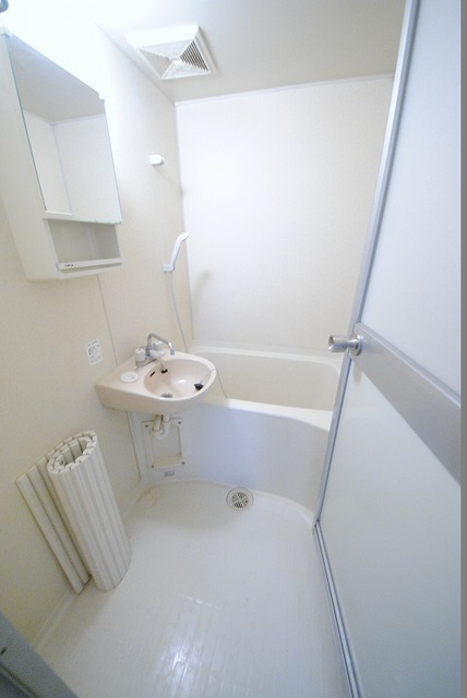 バス・シャワールーム　写真は１０２号室