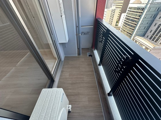 バルコニー　※別号室の写真です。