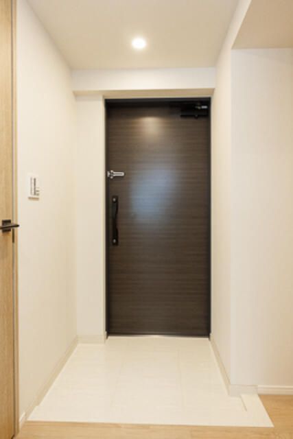 玄関　収納もある玄関です