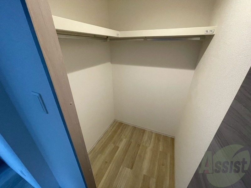 収納　洋室にはクローゼットがあるのですっきり片付きそうです。