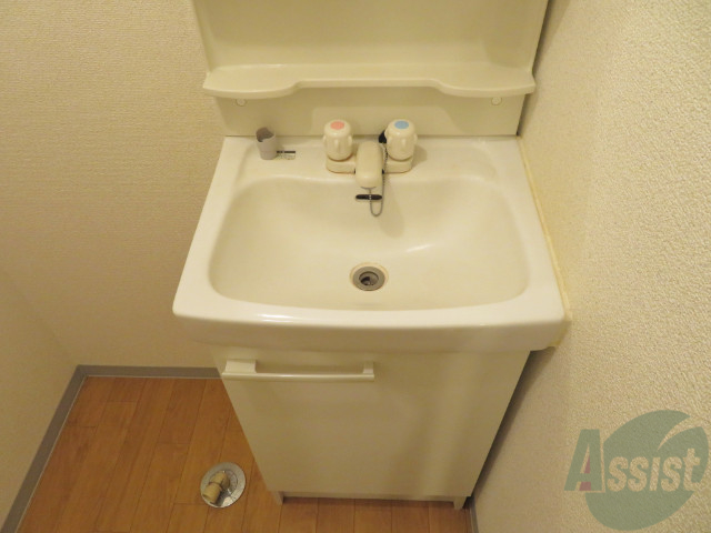 洗面設備　洗面はこちらでお願い致します。独立してて使いやすいです。