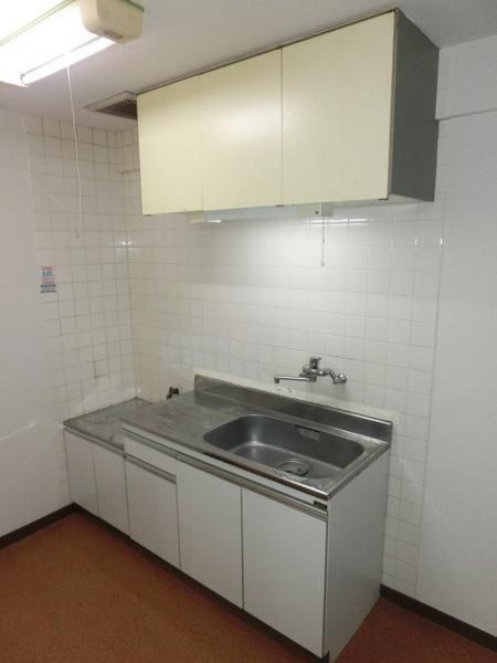 キッチン　ガスコンロ設置可能なキッチンです