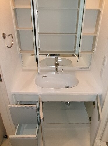 洗面設備　洗面台　※前回募集時2023年11月撮影の写真