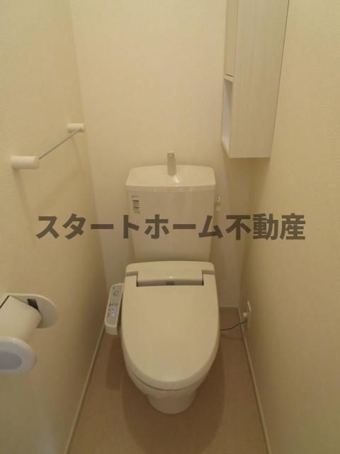 トイレ　ゆったりとした空間のトイレです