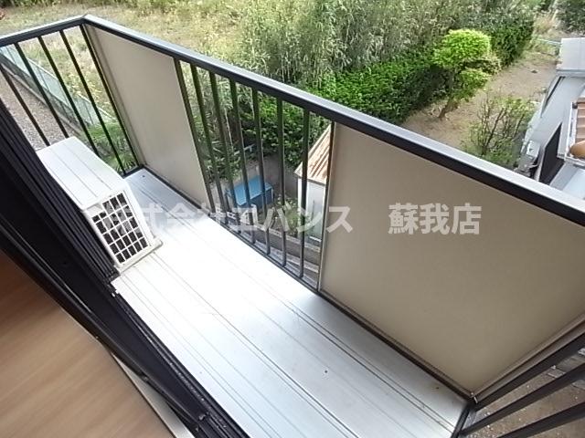 バルコニー　広々としたバルコニーです