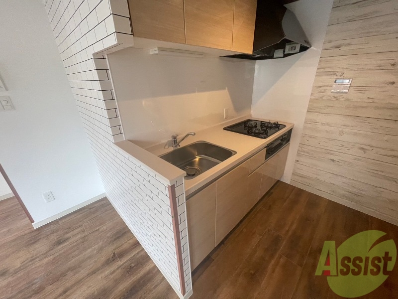 キッチン　システムキッチンなので、すぐお料理に使えます！