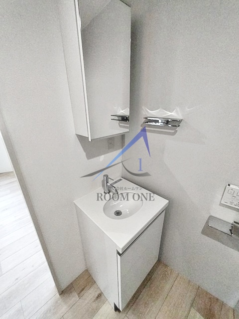 洗面設備　洗面台です。