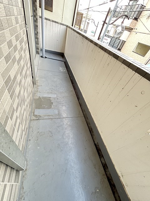 バルコニー　落ち着いた時間を過ごせるバルコニーです