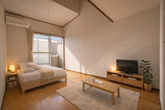 居室・リビング　家具配置イメージ画像です。