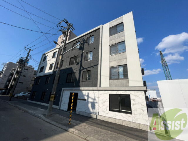 建物外観　札幌市西区琴似１条「プルミエールメゾン琴似」