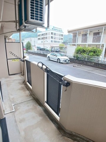 バルコニー　広々としたバルコニーです