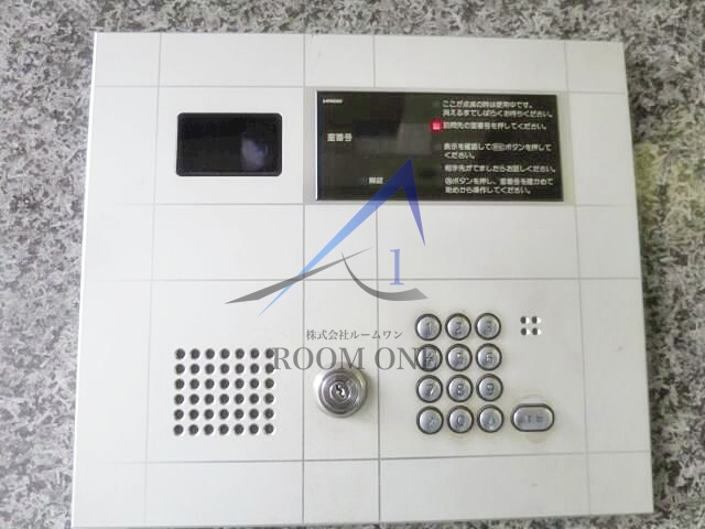 セキュリティ　オートロックです。