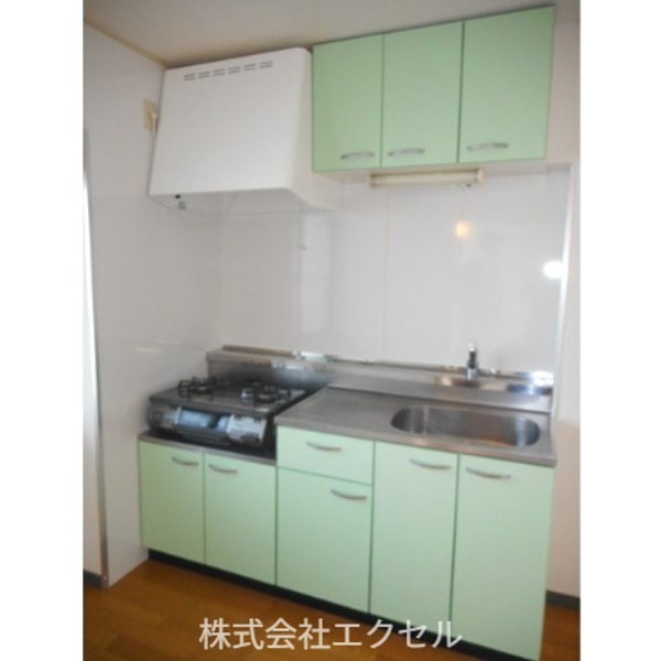 キッチン　2口コンロ設置済みです。