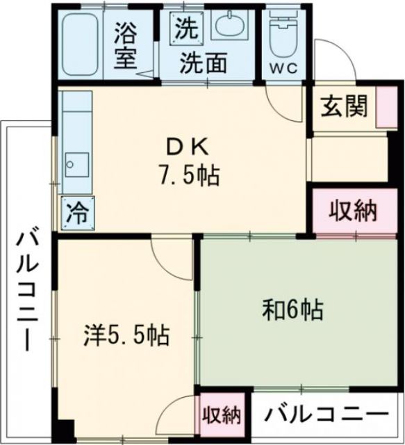 ジョイフル高見の間取り写真