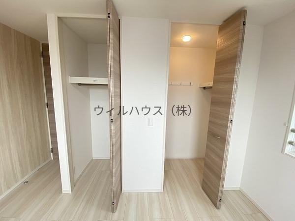 収納　ウォークインクローゼット！