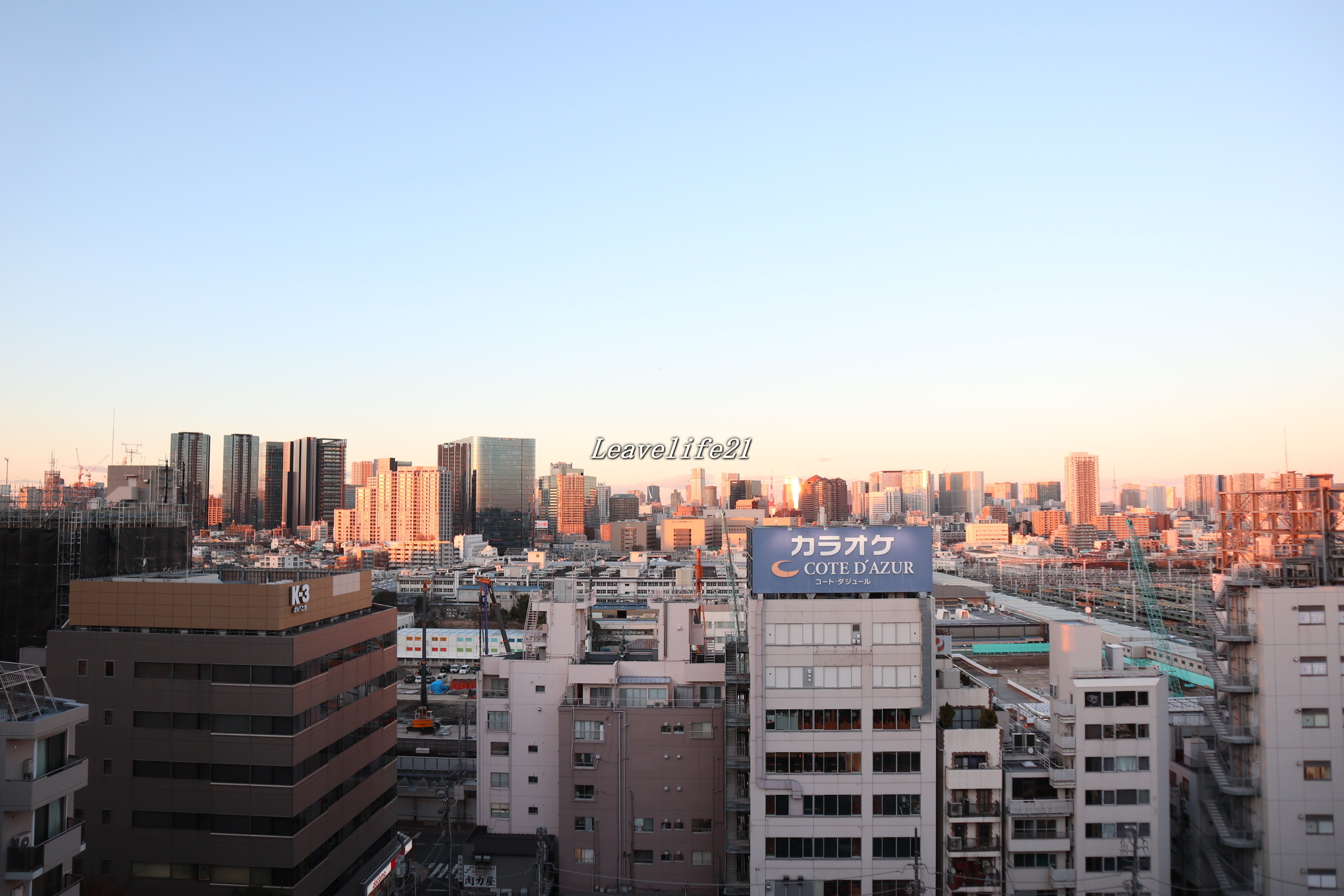 眺望　東京タワーを臨めます♪